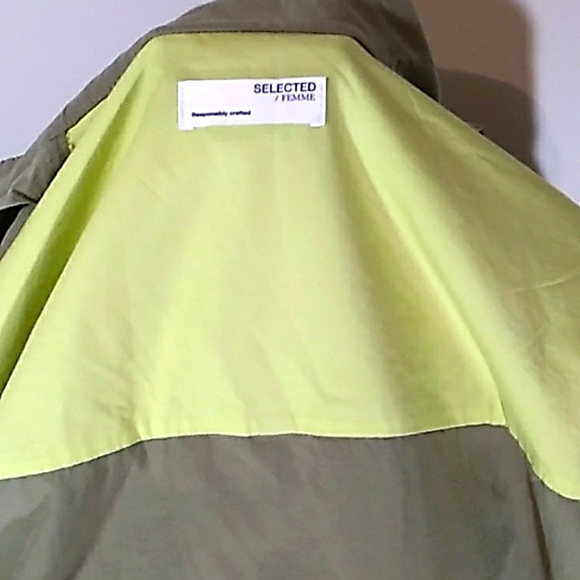 NWOT Mountain Jacket by RVCA.Linen Blend,Oversized Design Military Style - Picture 11 of 16